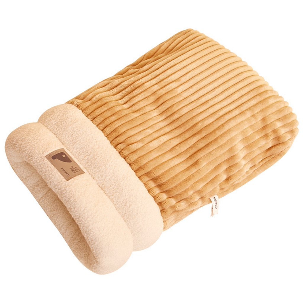 ถุงนอนแมวแสนสบาย Super Soft หนาที่พักพิงแมวสําหรับฤดูหนาว