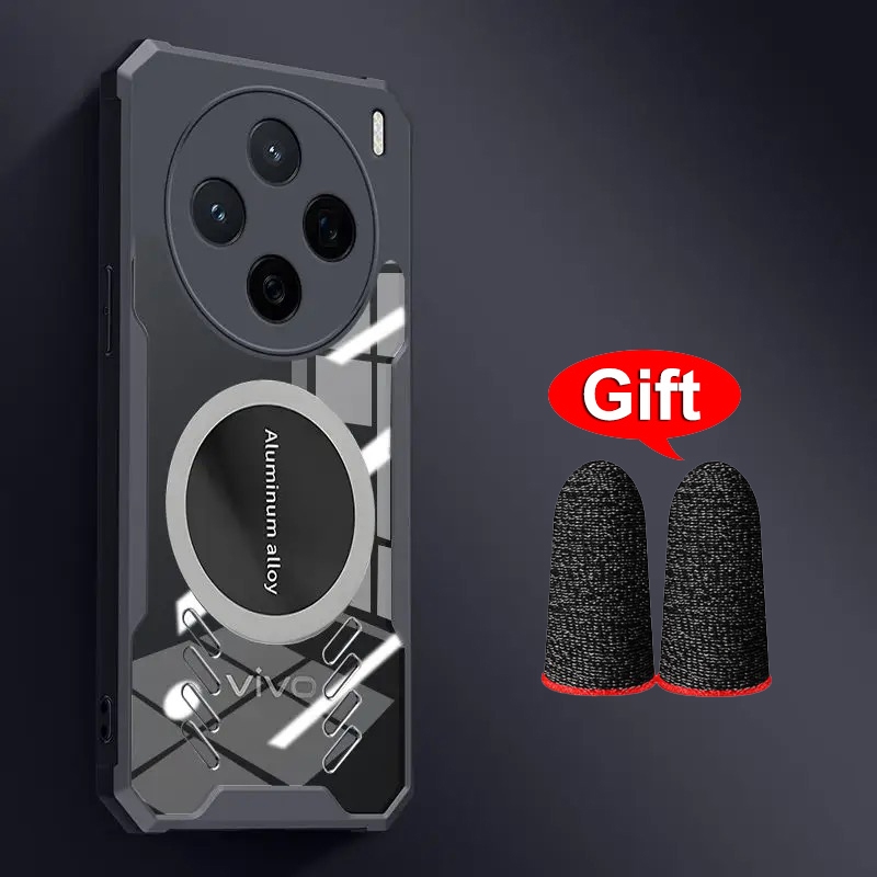 สําหรับ Vivo X200 Pro กรณีอลูมิเนียมกระจายความร้อน X200Pro Graphene Cooling สําหรับ Vivo X200 Pro Vi