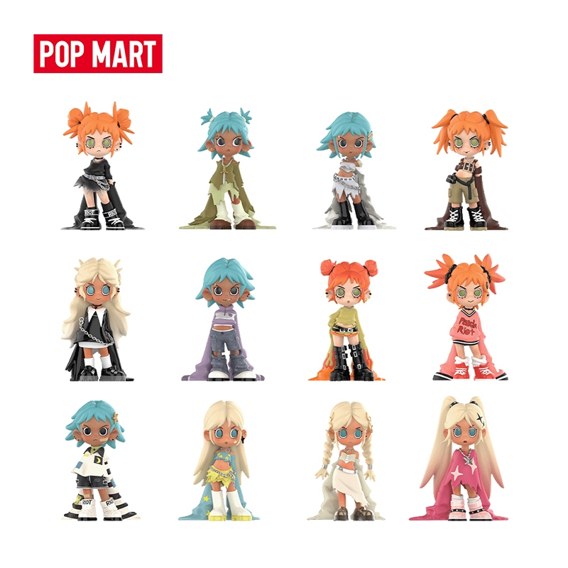 POP MART Lil Peach Riot Loading! Series Figures Blind Box Action Toys Figure Birthday Gift Kid Toy(w