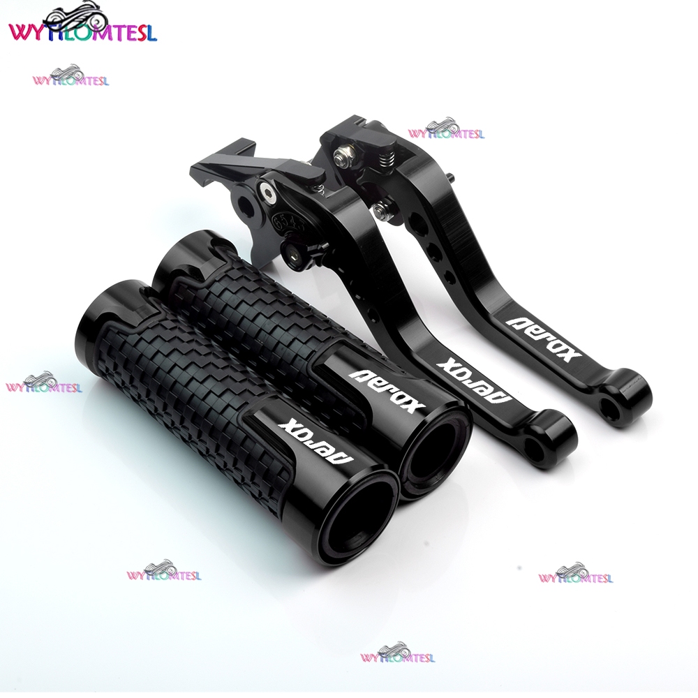เหมาะสําหรับ YAMAHA AEROX 155 AEROX V1 V2 2020-2025 รถจักรยานยนต์ CNC อลูมิเนียมคลัทช์เบรคสั้นคันโยกคลัตช์