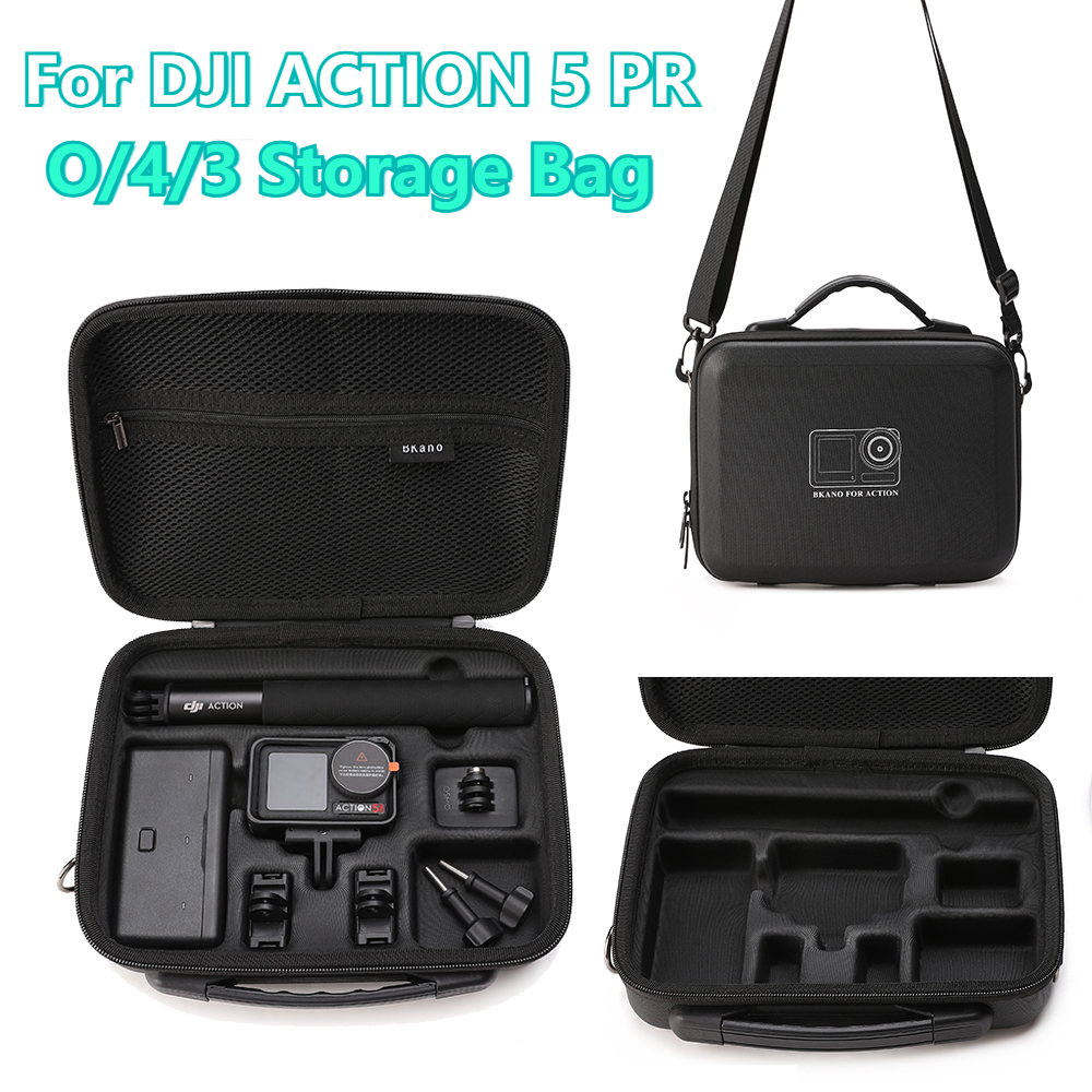 สําหรับกระเป๋าเก็บ DJI Action 5 Pro DJI Action 5 Pro/4/3 Action Camera All-in-One Bag,