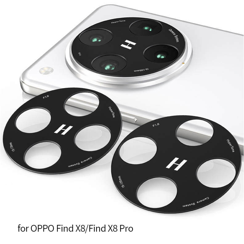 Hollow โทรศัพท์เลนส์กล้องด้านหลังอลูมิเนียมฟิล์มโลหะสําหรับ OPPO Find X8 X8Pro เคสป้องกัน