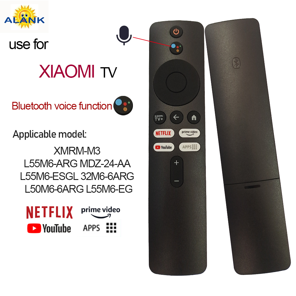 ALANK—กล่องทีวี รีโมท Xiaomi S 2nd Gen 4K | รีโมตคอนโทรล MDZ-28-AA XMRM-M8 M3 M6 MDS-24-AA