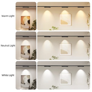 ไฟรางLed Track light 3สี ไฟแทรคไลท์ ไฟแต่งห้อง ไฟledเพดาน โคมไฟเพดาน ของแต่งร้าน หรับห้องนอนครัวตลาด