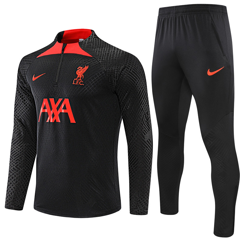 Ready Stock] 2023-24 LFC Liverpool Mens halfzip football tracksuit training wear top quality 1:1