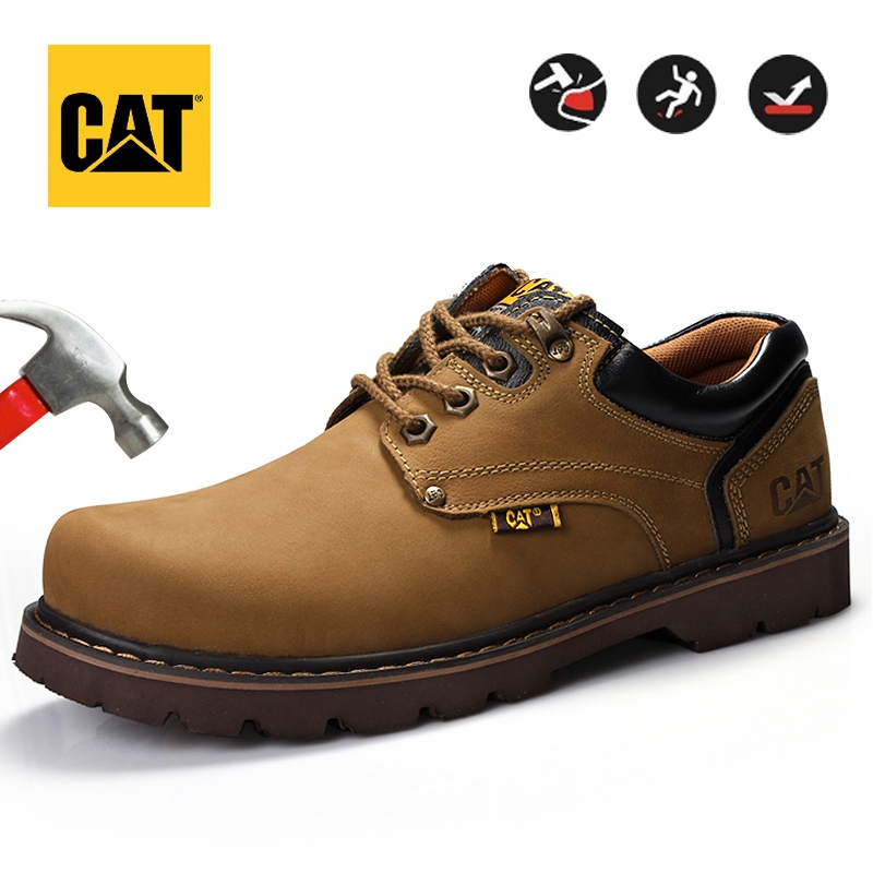Caterpillar รองเท้าเซฟตี้ หัวเหล็ก รองเท้าทำงานต่ำ