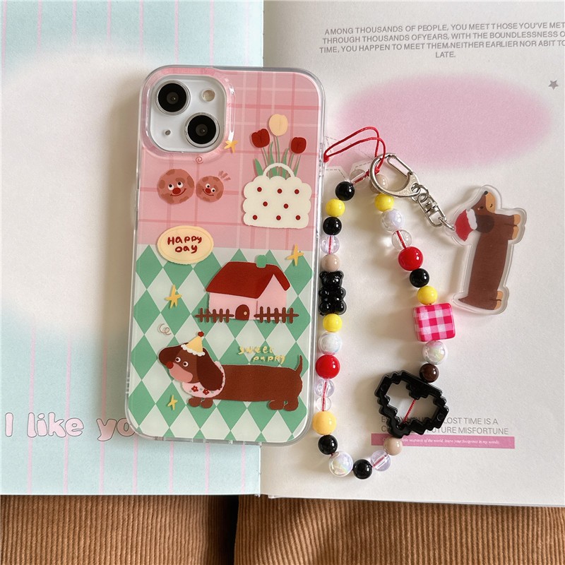 Iphone 16 Pro max 15 Pro max House ลายดัชชุนวัสดุ TPU กระบวนการ IMD เคสโทรศัพท์พิมพ์สองชั้น
