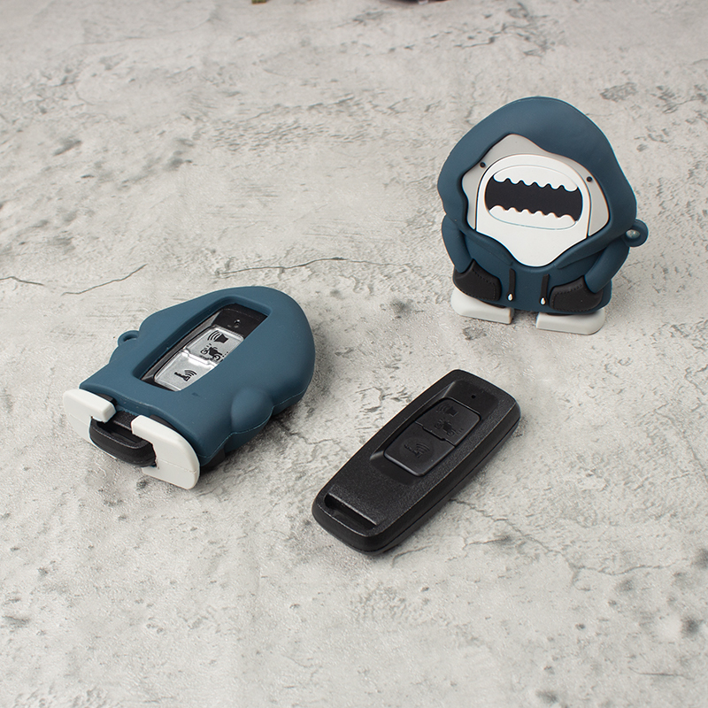 การ์ตูน Shark สําหรับ honda vision pcx160 vario160 Scoopy2023 click 125/160 SH โหมดรีโมท keyless ปลอก