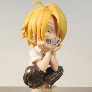 12 ซม.รุ่น Q ONE PIECE ตัวเลขการกระทําหัวเราะ Sanji อะนิเมะรูปของเล่นเด็ก PVC ตุ๊กตาเดสก์ท็อปเครื่องประดับของขวัญวันเกิด