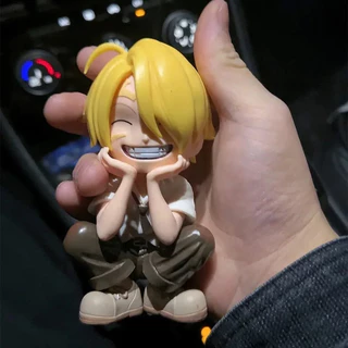 12 ซม.รุ่น Q ONE PIECE ตัวเลขการกระทําหัวเราะ Sanji อะนิเมะรูปของเล่นเด็ก PVC ตุ๊กตาเดสก์ท็อปเครื่องประดับของขวัญวันเกิด