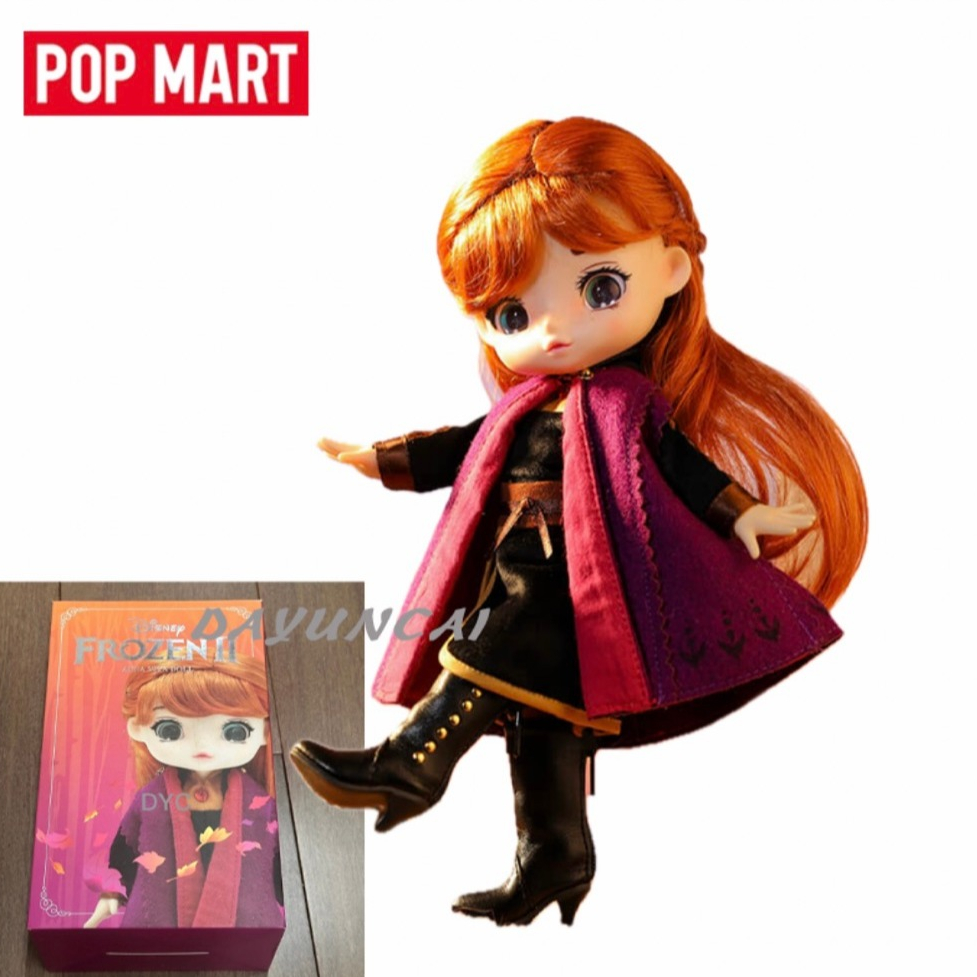 ของแท้ POPMART Disney Frozen Anna Viya Doll BJD ของขวัญ ของเล่น