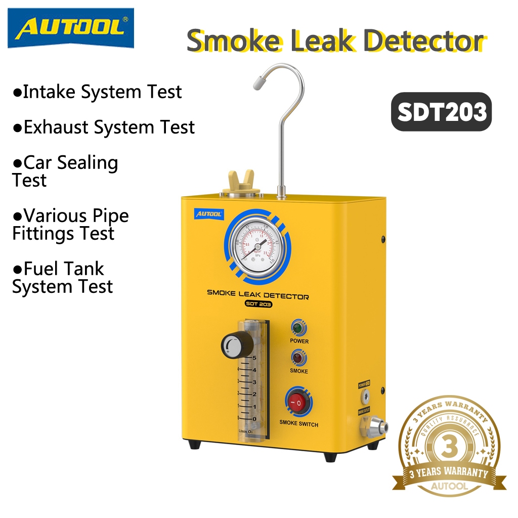 Autool SDT203 เครื่องตรวจจับควันรั่วในรถยนต์ เครื่องมือตรวจจับการรั่วไหล