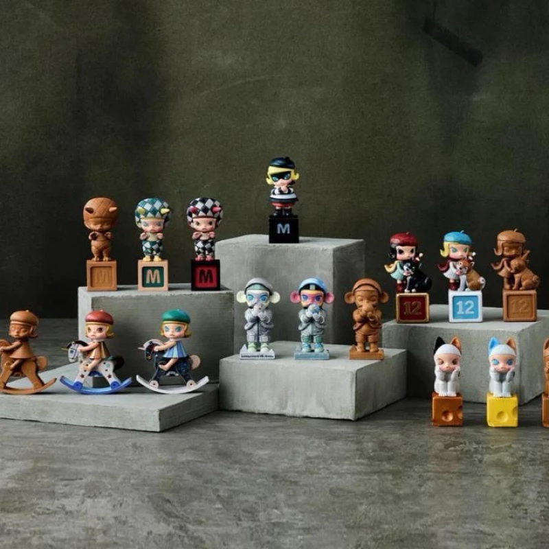 Popmart Molly V1 anniversary Statues Classical Retro Series