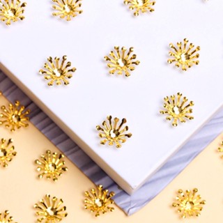 กิ๊บติดผม เหล็ก ลายดอกไม้ ขนาดเล็ก 10 มม. 15 มม. สําหรับทําเ…