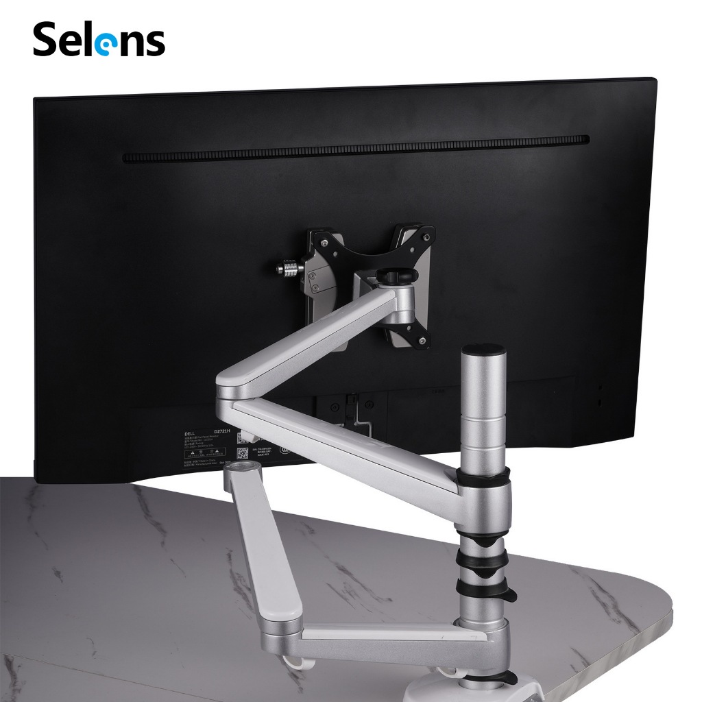 Selens Professional Monitor Stand Display Holder Quick Release Plate ปรับหมุนได้ 360 องศา Universal Base วงเล็บที่ถอดออกได้สําหรับสตูดิโอถ่ายภาพ