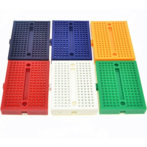 Pcbfun MB102 400/8/170 Tie Points Holes Solderless PCB Breadboard Test Protoboard DIY ขนมปังบอร์ดสํา