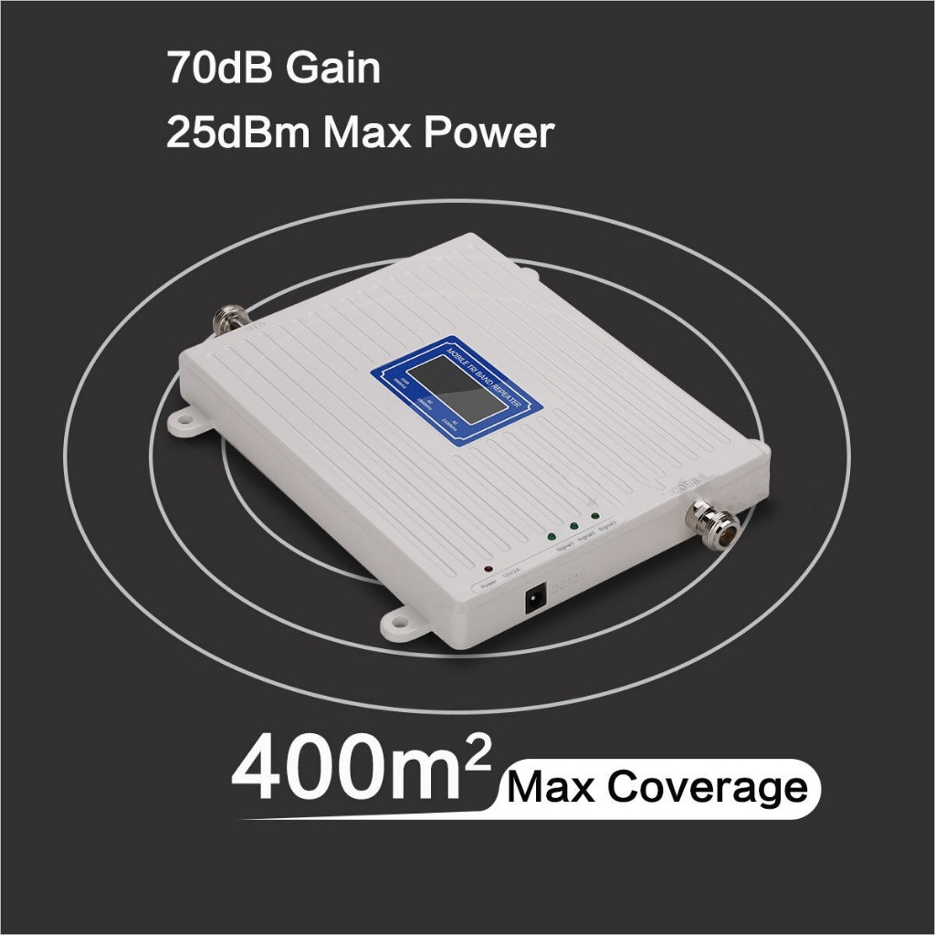 NICE-POWER ตัวดูดสัญญาณโทรศัพท์ ขยายสัญญาณ 2G 3G 4G เพิ่มสัญญาณมือถือในโทรศัพท์ของคุณ สามารถรับสัญญาณมือถือที่ความถี่ 900 1800 2100Mhz