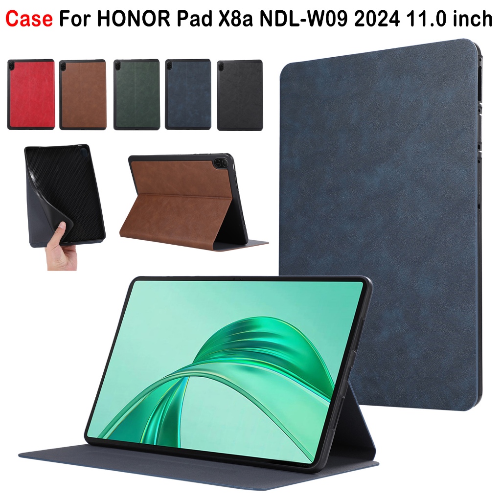 สําหรับ HONOR Pad X8a NDL-W09 2024 11.0 นิ้วคุณภาพสูง PU หนังฝาครอบ HONOR Pad X8a NDL-W09 2024 11.0 