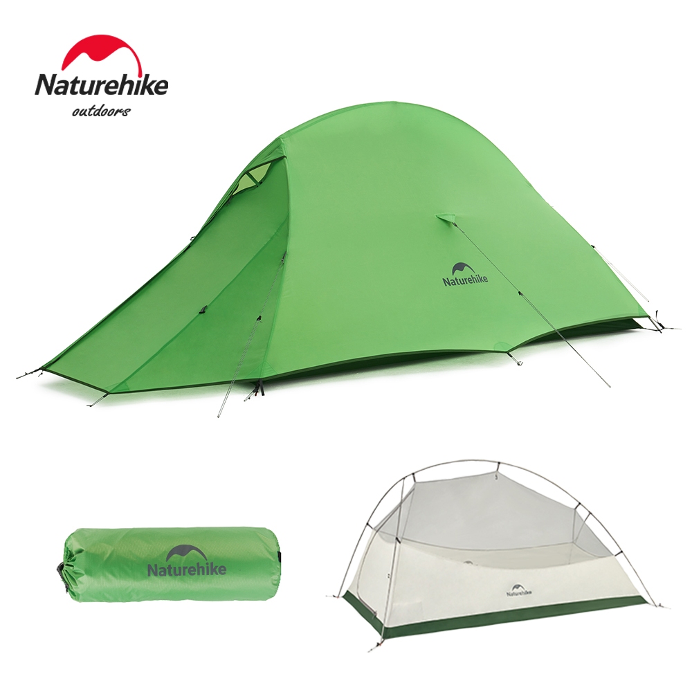 Naturehike Cloud Up BASE เต็นท์ 1-2 คน 210T Ultralight กันน้ํา PU3000 + Outdoor Camping เดินป่าเดินป