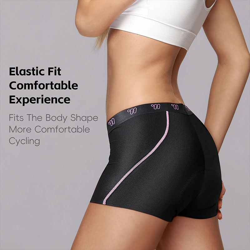 WEST BIKING กางเกงปั่นจักรยานผู้หญิงฟองน้ํากางเกงแผ่น Ergonomics ยืดหยุ่นสูงสบายอุปกรณ์ปั่นจักรยาน — صورة 3