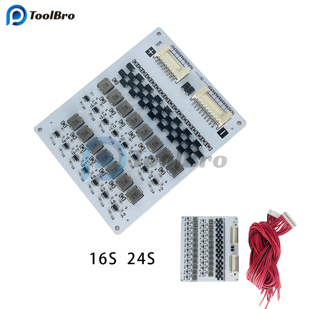 2a 16S 24S High Current Equalizer โมดูล Li-Ion Lifepo4 แบตเตอรี่ลิเธียม Active Balancer Energy Transfer Bms