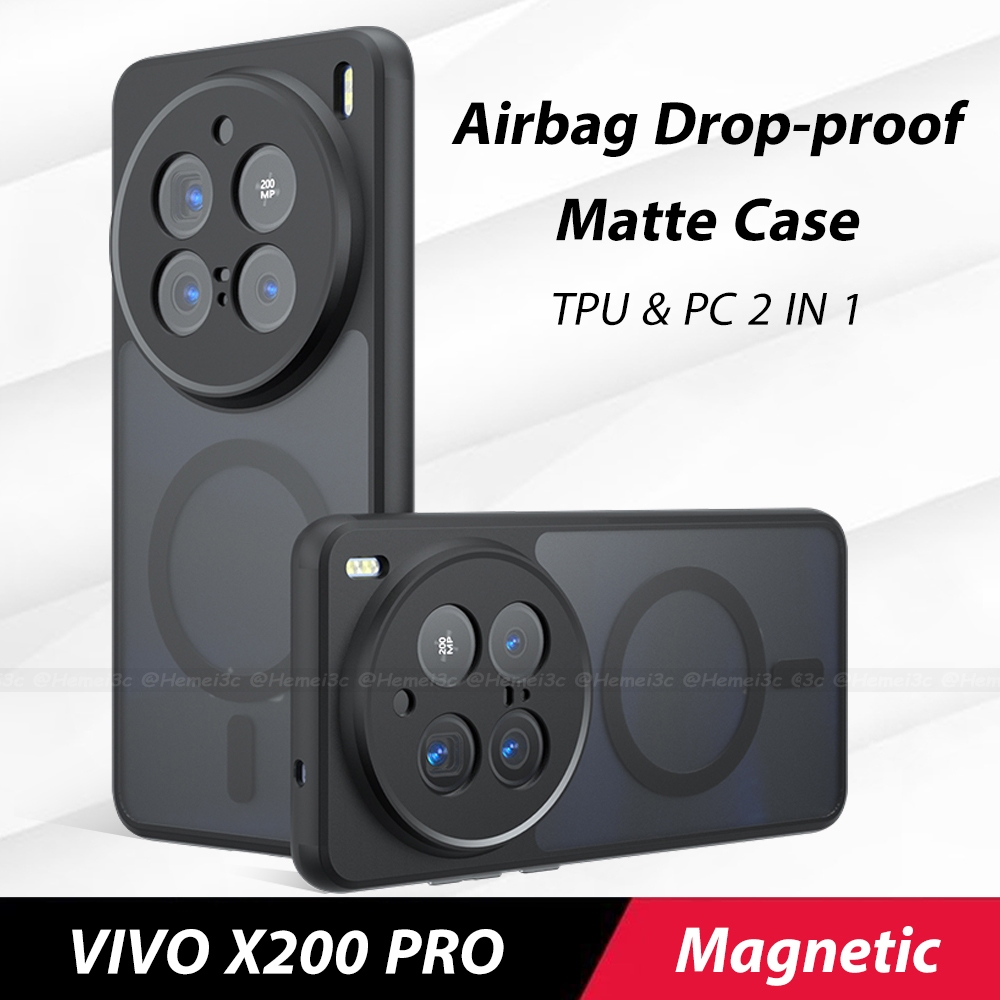 สําหรับ Vivo X200 Pro Mini Casing เคสโทรศัพท์อะคริลิคแบบแข็งโปร่งแสง