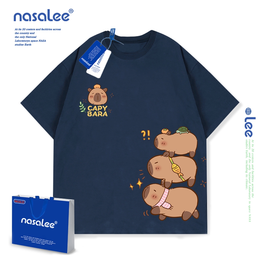 2024สินค้าใหม่! เสื้อยืดแขนสั้นสำหรับเด็ก NASA สบายและนุ่ม ผ้าฝ้ายแท้ 100% เสื้อเด็ก เด็กชาย