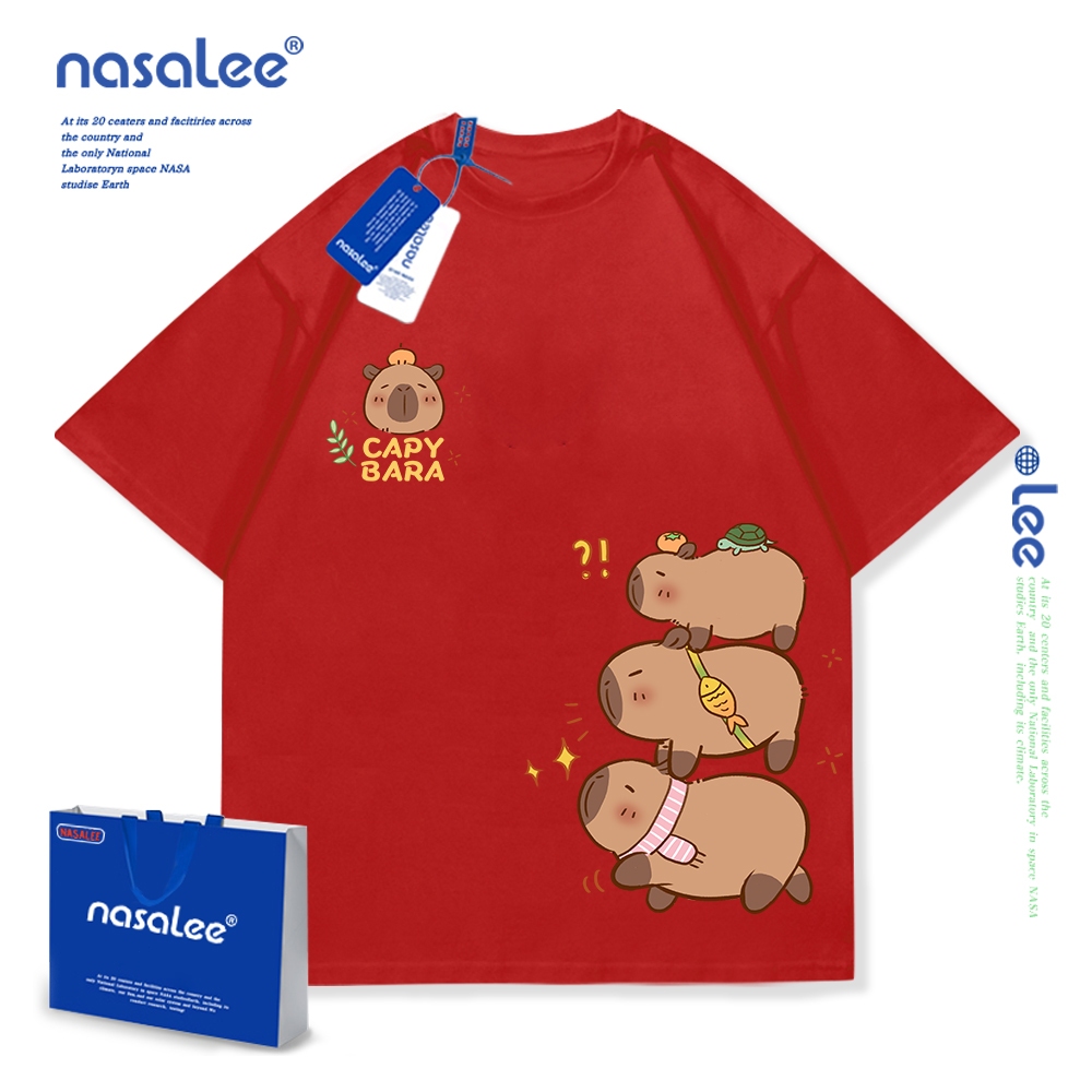 2024สินค้าใหม่! เสื้อยืดแขนสั้นสำหรับเด็ก NASA สบายและนุ่ม ผ้าฝ้ายแท้ 100% เสื้อเด็ก เด็กชาย