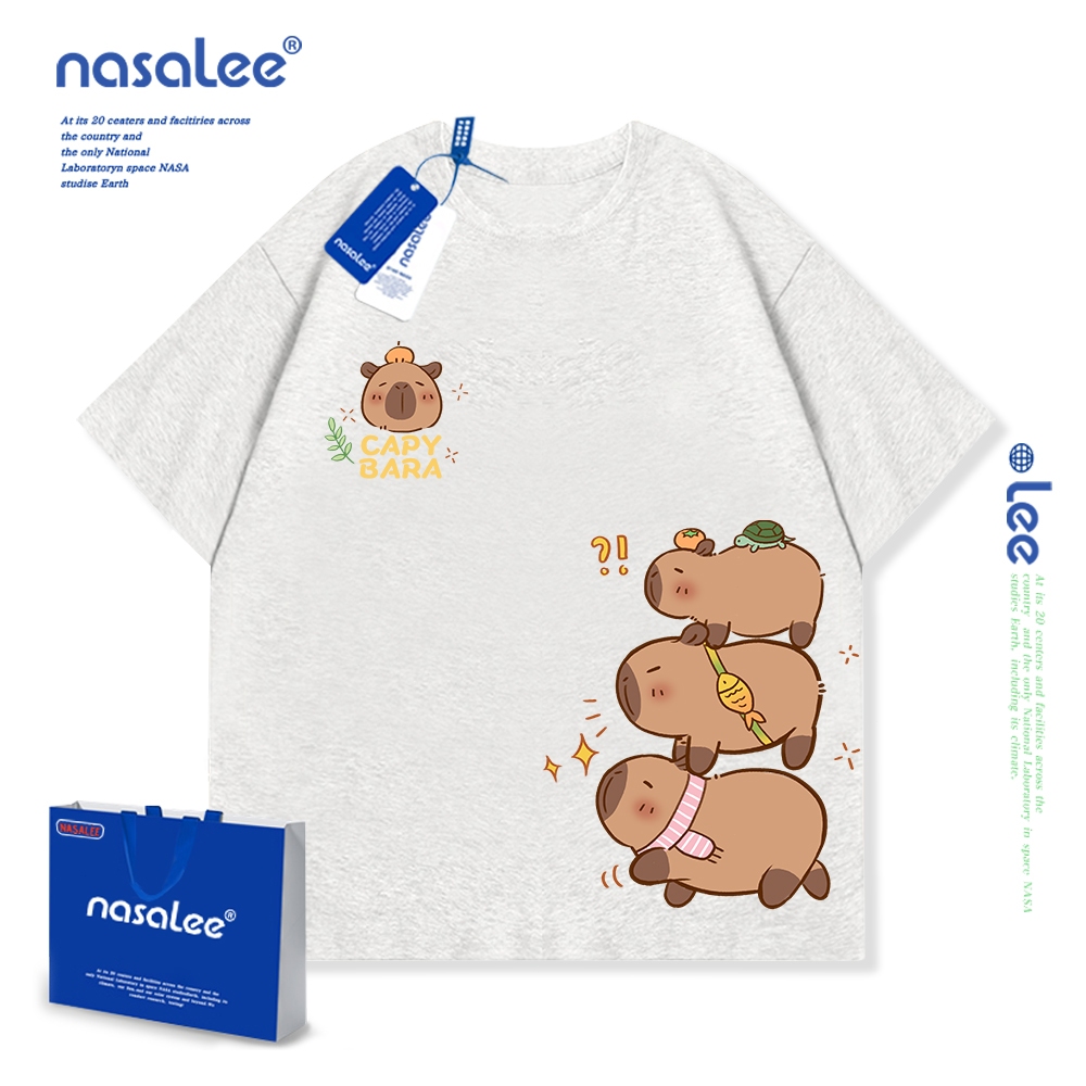 2024สินค้าใหม่! เสื้อยืดแขนสั้นสำหรับเด็ก NASA สบายและนุ่ม ผ้าฝ้ายแท้ 100% เสื้อเด็ก เด็กชาย