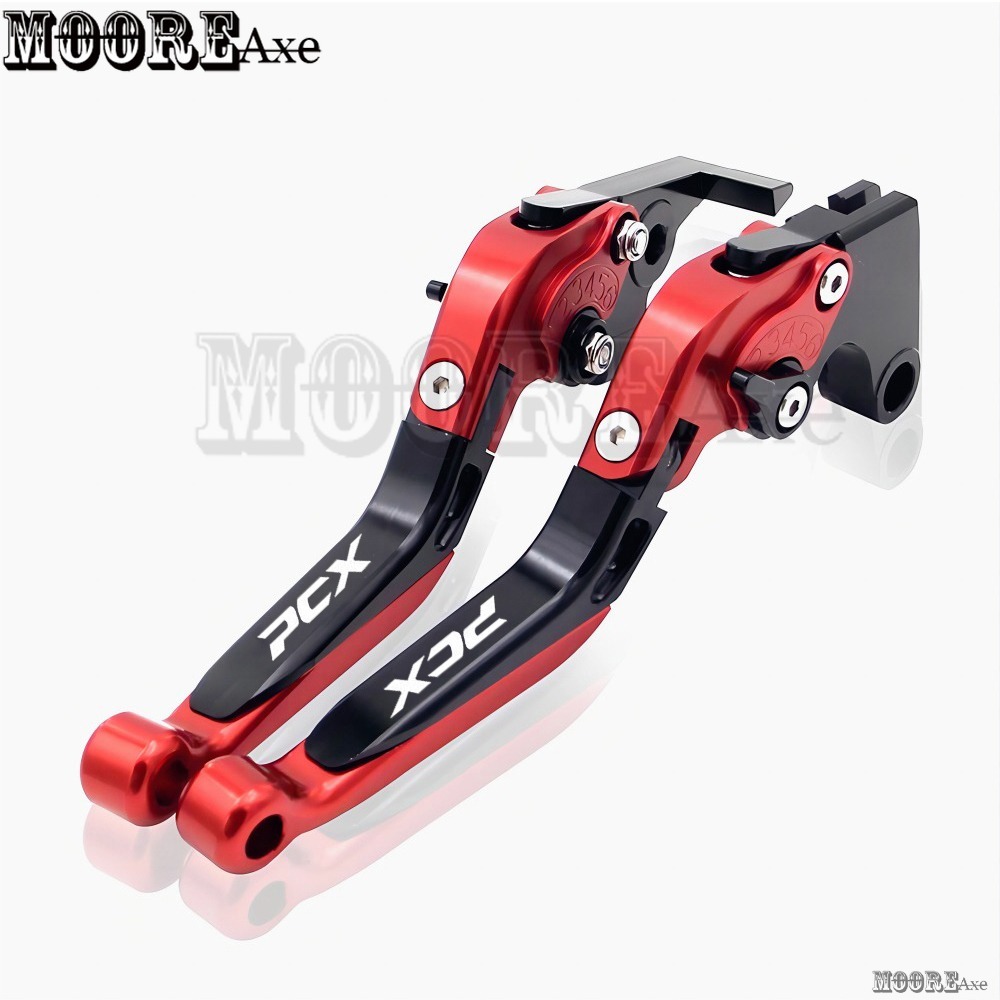 Mooreaxe สําหรับ Honda PCX150 PCX160 ปกติ 2014 - 2025 2026 ดัดแปลง CNC อลูมิเนียมคลัทช์เบรครถจักรยานยนต์คันโยกพับปรับขยา