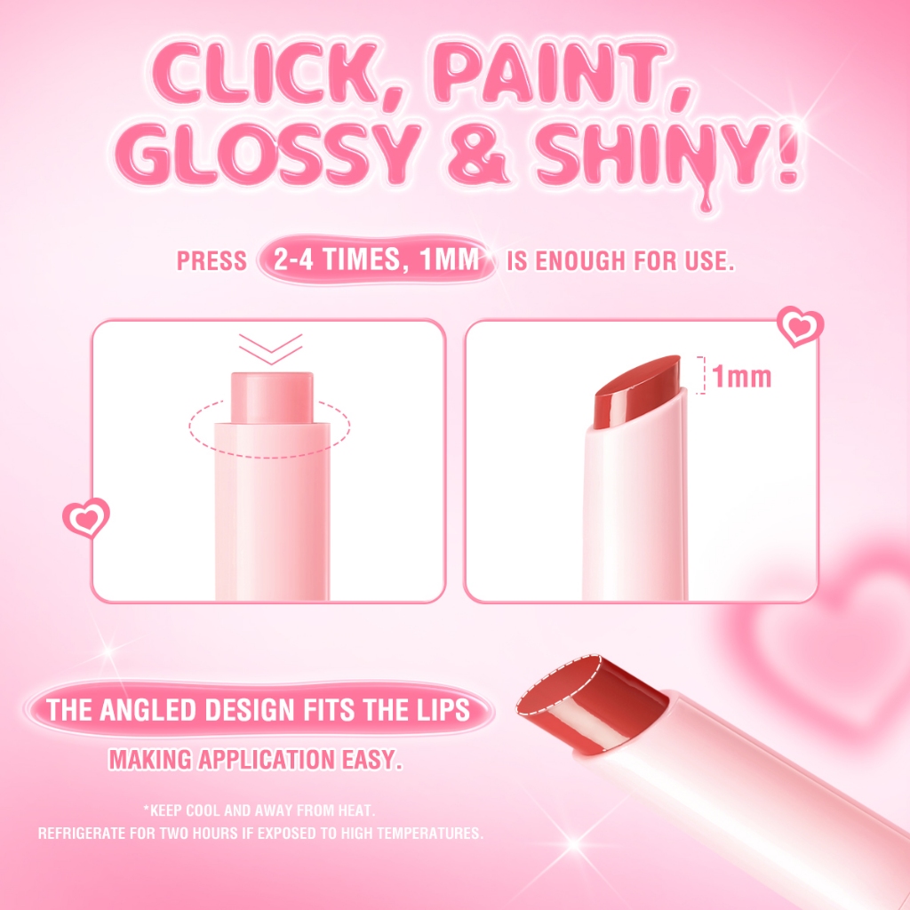 Pinkflash Melting Glossy Balm Dewyful Glossy Long-lasting Moisture Weightless Feel ไม่เหนียวเหนอะหนะ - รูปที่ 6