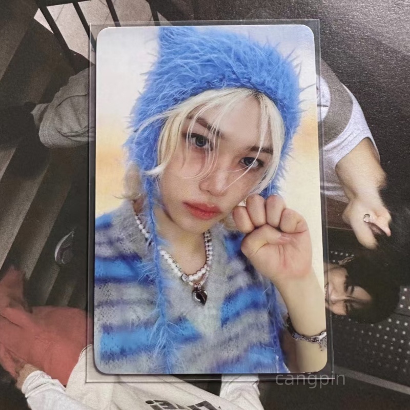 ของแท้ Photocard Stray kids MINI9 อัลบั้ม Photocard ATE felix การ์ดสองด้าน Lee Long Fu Photocard คอลเลกชันของขวัญ