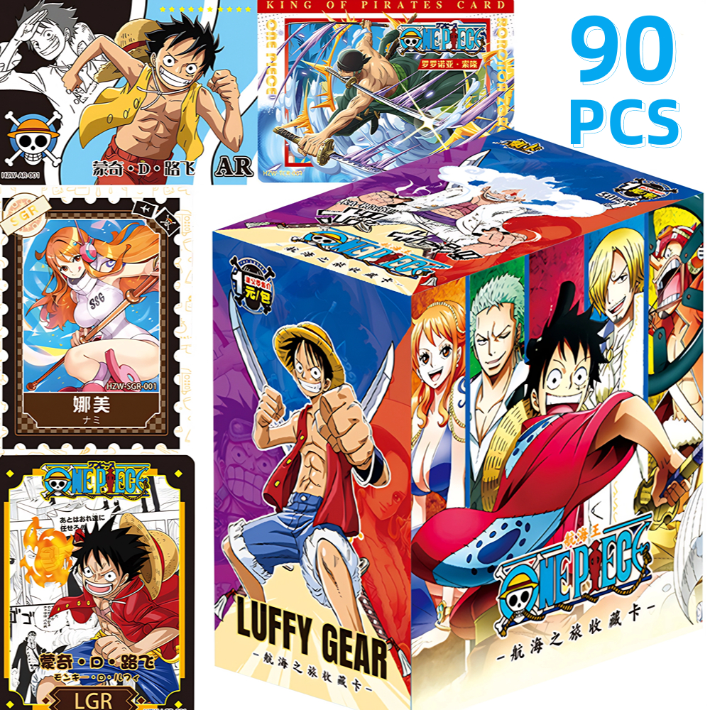 90 One Piece การ์ดหนา luffy Roronoa Zoro TCR/SGR/LGR แฟลชการ์ด TCG รางวัล HR