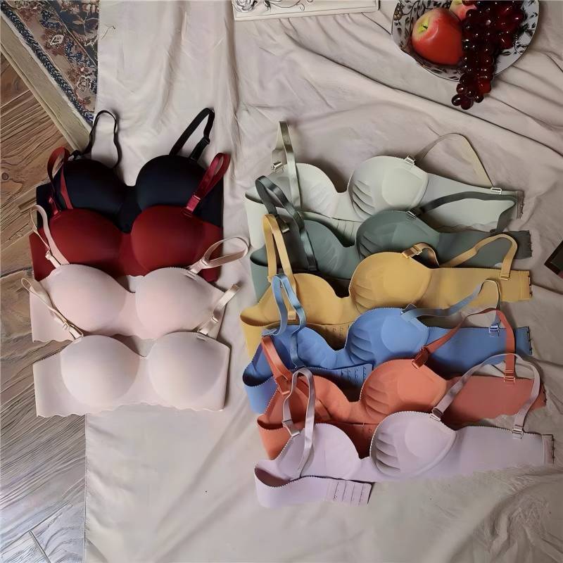 Nico Bra Sexy bra เสื้อชั้นในดันทรง 2in1 บราเกาะอก ปั้มทรงสวย ถอดสายได้ ไร้ขอบ ไร้โครง – โปรปัง