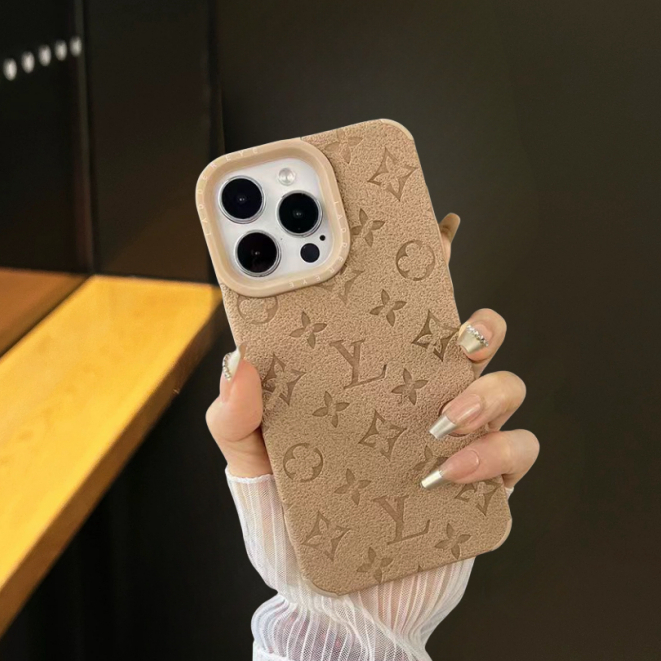 เคสหนังนุ่ม/สีน้ําตาลเข้ากันได้สําหรับiphone iPhone 11 12 pro max 13 13Pro 13promax 14Pro 14promax 15 15Pro 15Promax 16Promax
