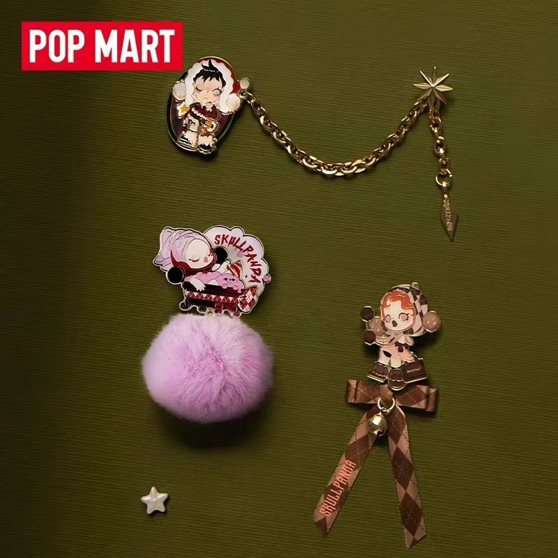 Popmart Bubble Marte SKULLPANDA Wish time to series กล่องตาบอดแบบแขวน