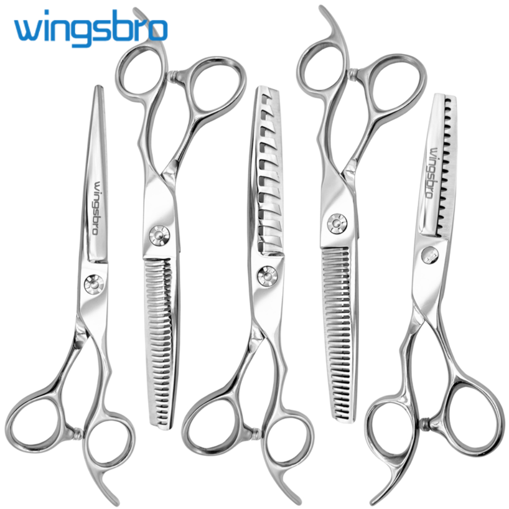 6.5✺ กรรไกรตัดผมมืออาชีพกรรไกรตัดผมตัดผมกรรไกรตัดฟันสแตนเลสญี ่ ปุ ่ น
