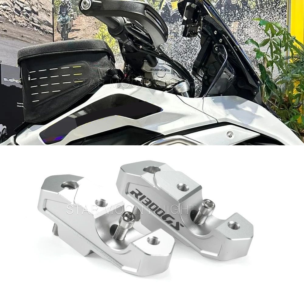 สําหรับ BMW R1300GS Triple Black GS 1300 R 1300 GS อุปกรณ์เสริม Handlebar Riser Clamp Extension ลากอะแดปเตอร์