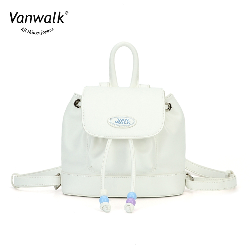 Vanwalk(v2622)กระเป๋าเป้เด็กผู้หญิงคาวบอยน่ารักสไตล์วินเทจกระเป๋าเป้นักเรียน