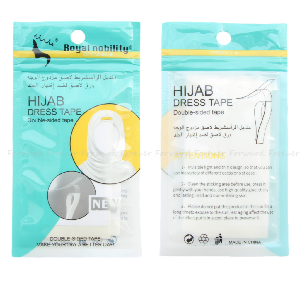 35 ชิ้น/ถุง Hijab เดรสเทป Hijab Shaper Tape Hijab Enforcer Curved Upright Hijab Perfect