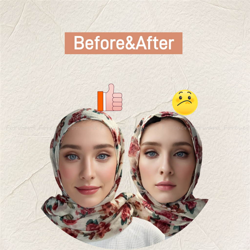 35 ชิ้น/ถุง Hijab เดรสเทป Hijab Shaper Tape Hijab Enforcer Curved Upright Hijab Perfect
