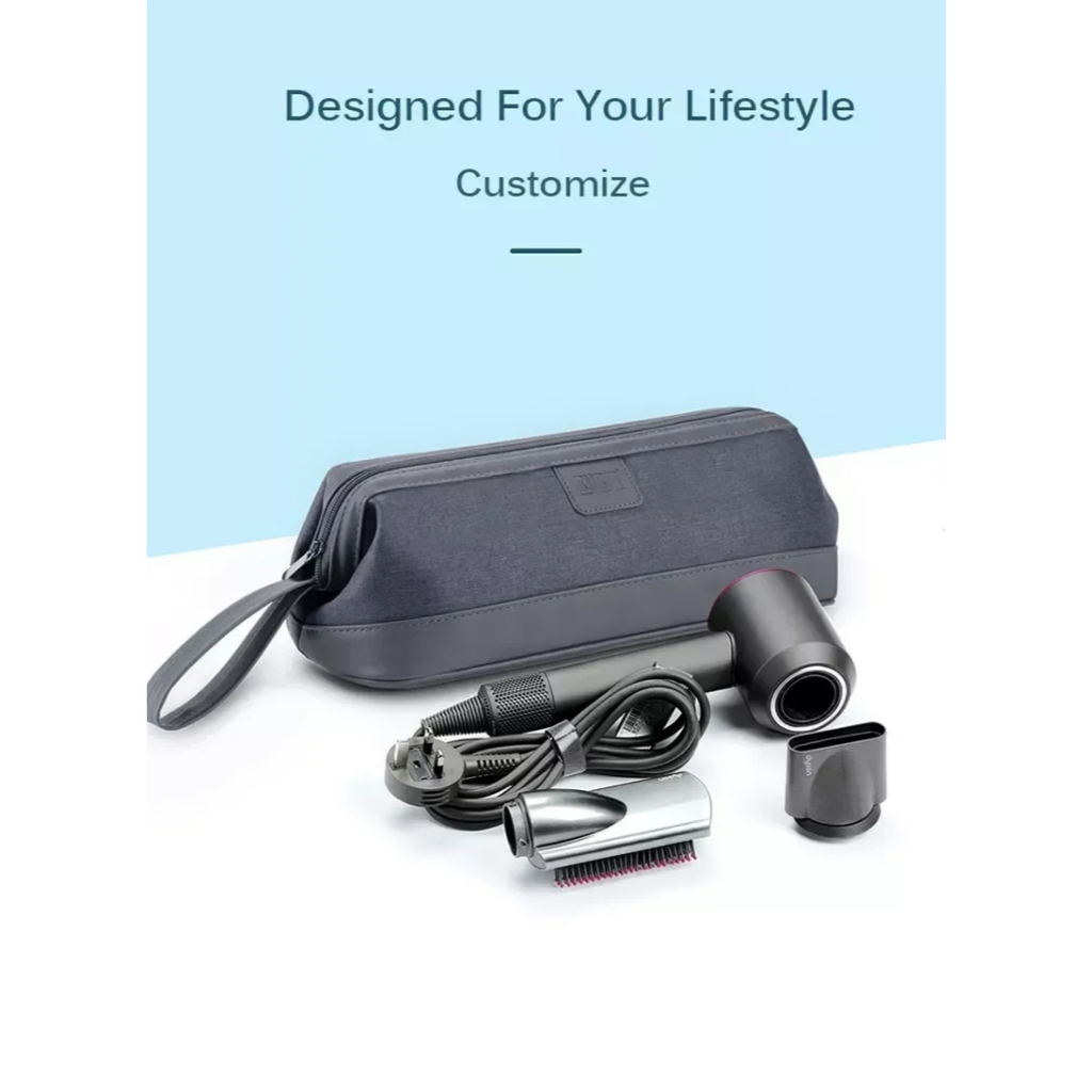 กระเป๋าเดินทางขนาดเล็กกระเป๋าเดินทางกันกระแทกพร้อมตาข่ายสําหรับ Dyson ผมปรับได้ Dyson HT01