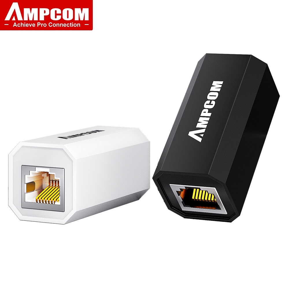 AMPCOM ตัวต่อ RJ45 8P8C หญิงต่อในสาย LAN CAT7/CAT6/CAT5E สายอีเทอร์เน็ต