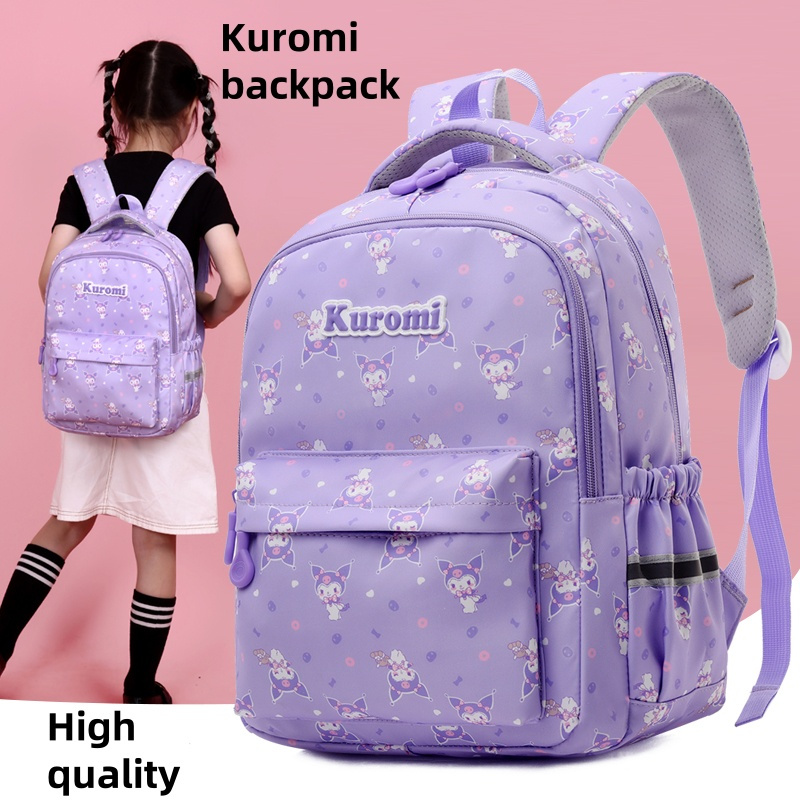 คุณภาพสูงเด็กกระเป๋าเป้สะพายหลังผู้หญิง kuromi back pack melody กระเป๋านักเรียน cinnamoroll bagpack sanrio back pack kuromi bagpack my melody bag กระเป๋านักเรียน kuromi กระเป๋าเป้สะพายหลัง