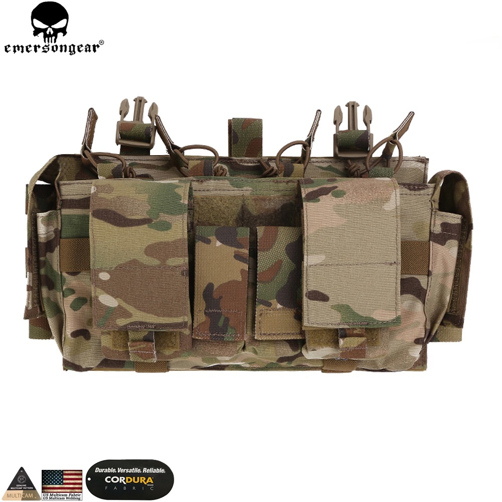 EmersonGear กระเป๋ายุทธวิธีหน้าอกสไตล์ MF กลางแจ้งพร้อมเสื้อกั๊กชุดชั้นในรุ่นที่สี่ GP Bracket