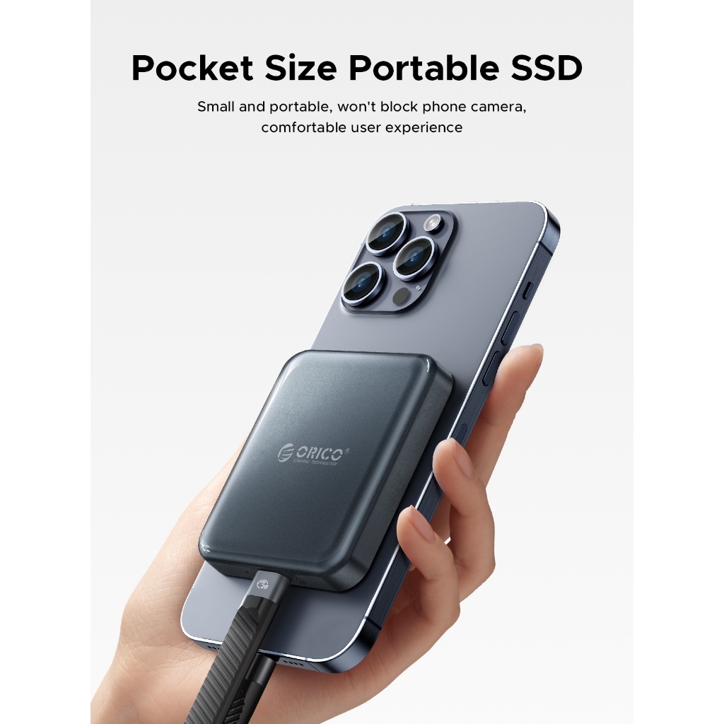 ORICO External SSD 512GB 1TB Portable Magnetic SSD ภายนอก พกพา for iphone Android Macbook (A20PLUS)