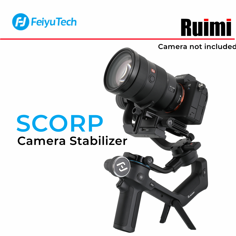 FeiyuTech SCORP 3 แกนมือถือ Gimbal Stabilizer Handle Grip พร้อมขาตั้งกล้องสําหรับกล้อง DSLR SCORP-Mini