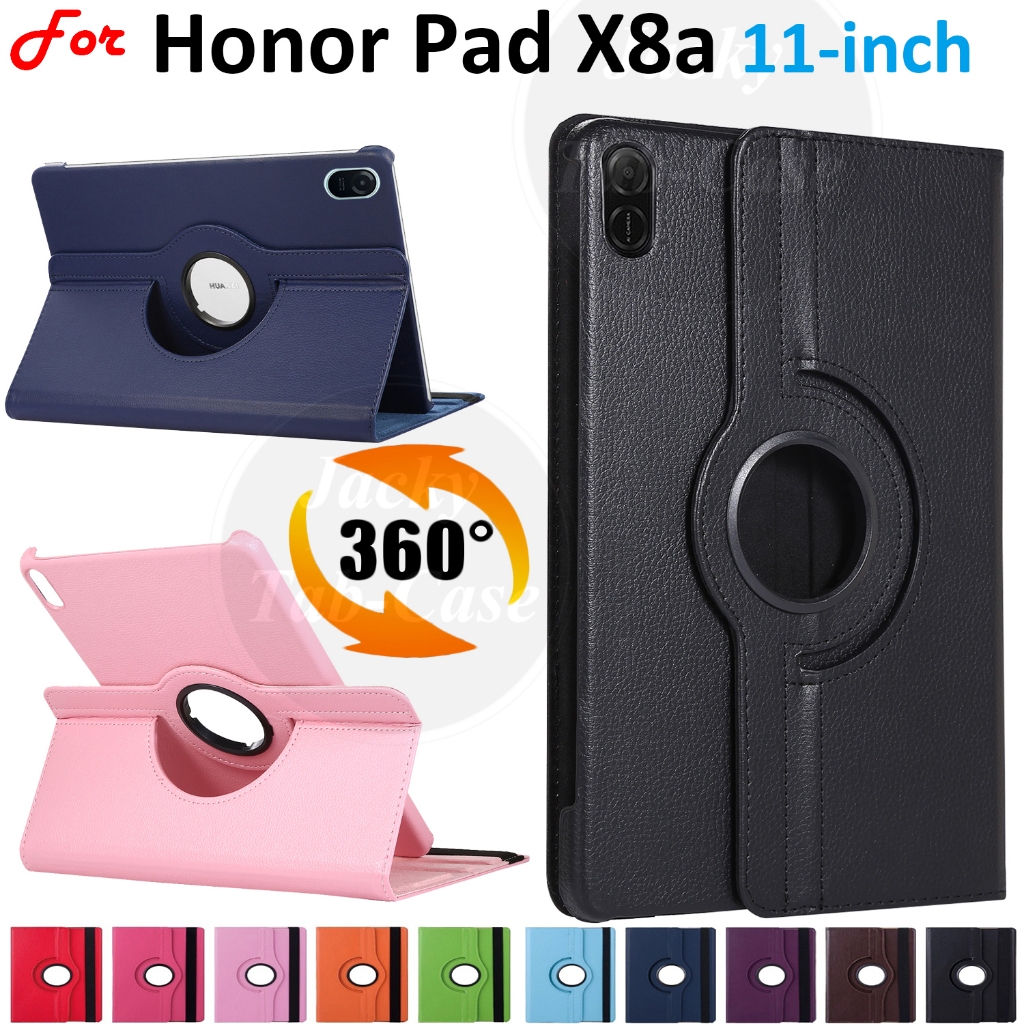 สําหรับ Huawei Honor Pad X8a 2024 แท็บเล็ต 11 นิ้ว 360 หมุนซองหนัง NDL-W09 NDL-L09 Flip Case