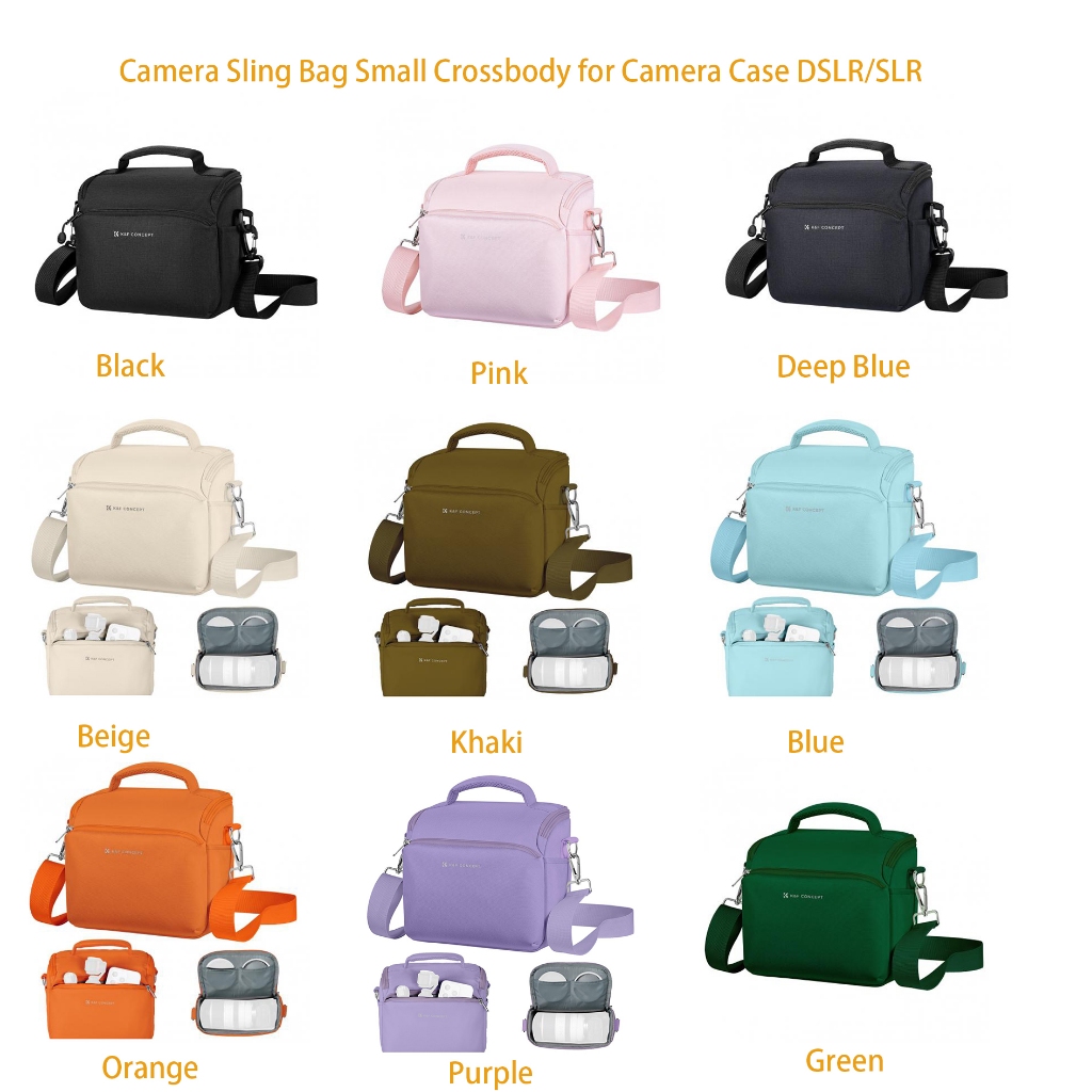 K&f Concept Camera Sling Bag Small Crossbody Camera Case DSLR/SLR Shoulder
