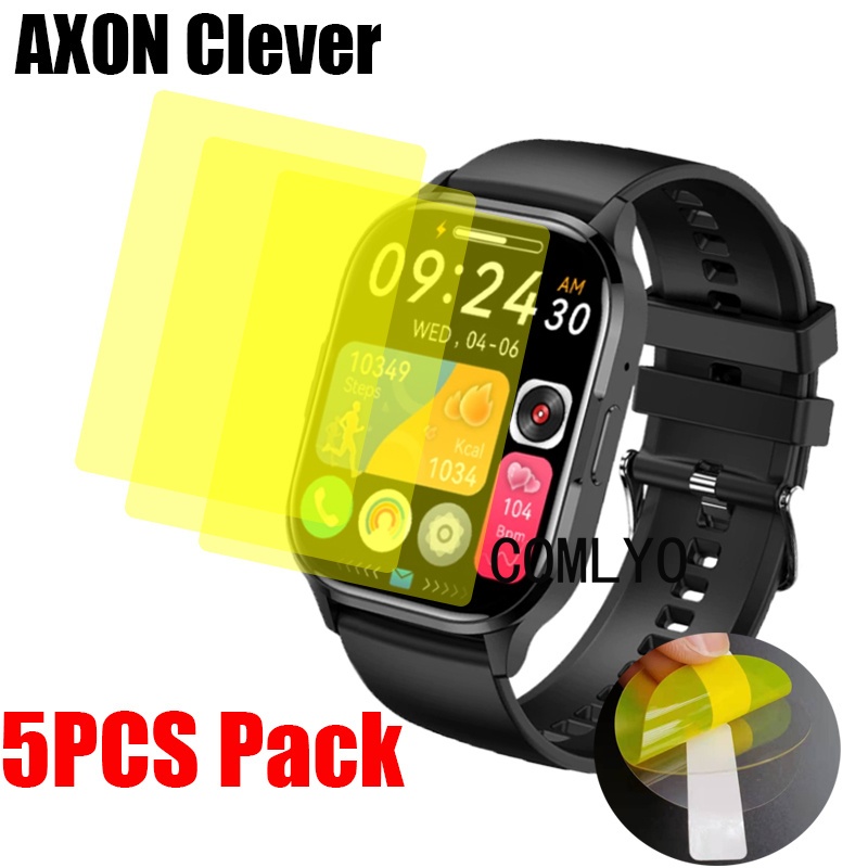 สําหรับ AXON Clever Smart watch Screen Protector Soft Film Ultra Thin Cover HD TPU ป้องกันรอยขีดข่วน